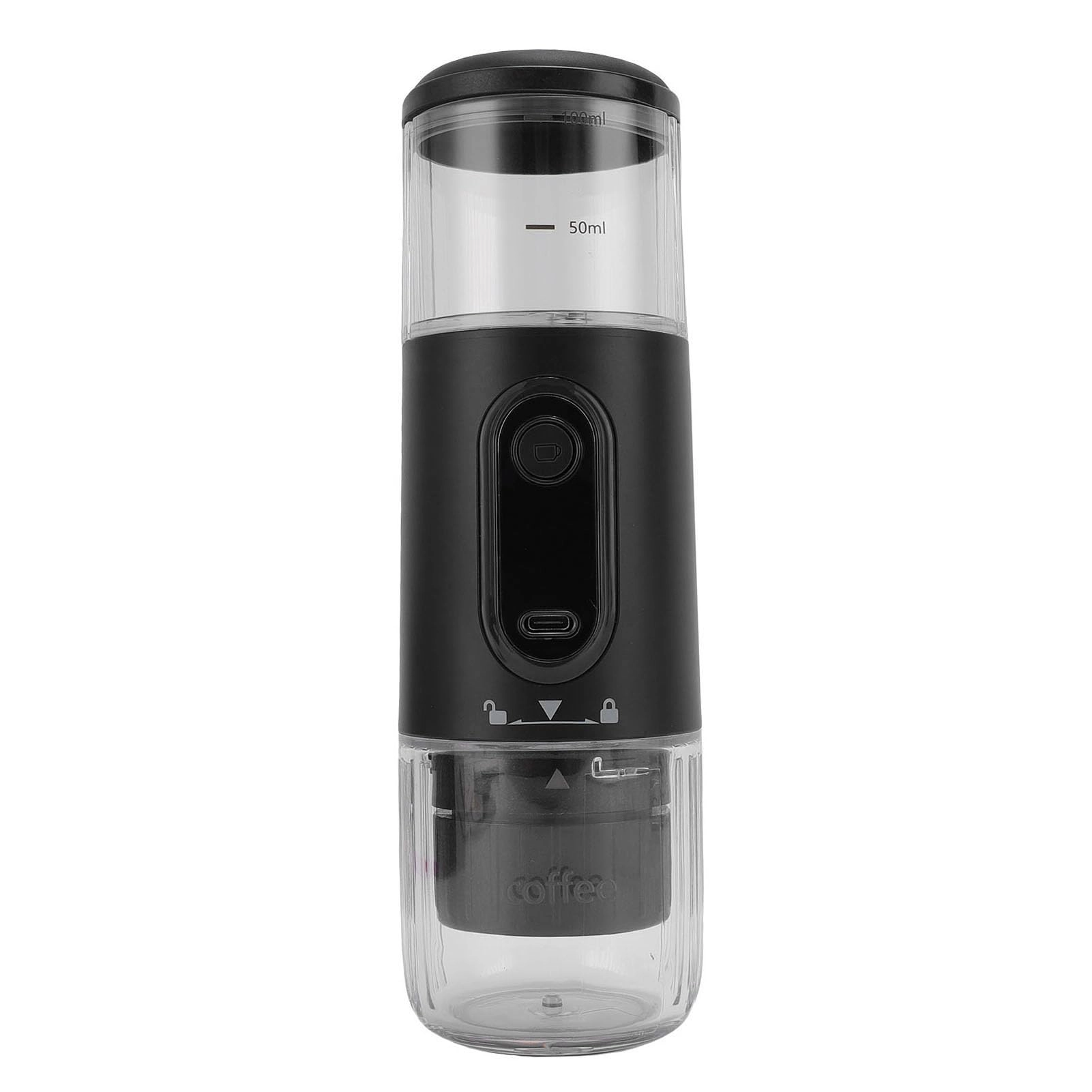 Portable Travel Coffee Maker - 80ml capsules and coffee powder