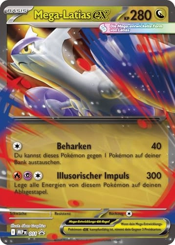 Mega-Latias-ex Collection - German 6pcs