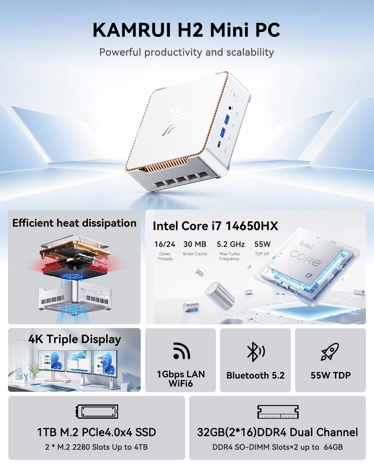 H2 - 32GB 1TB i7-14650HX