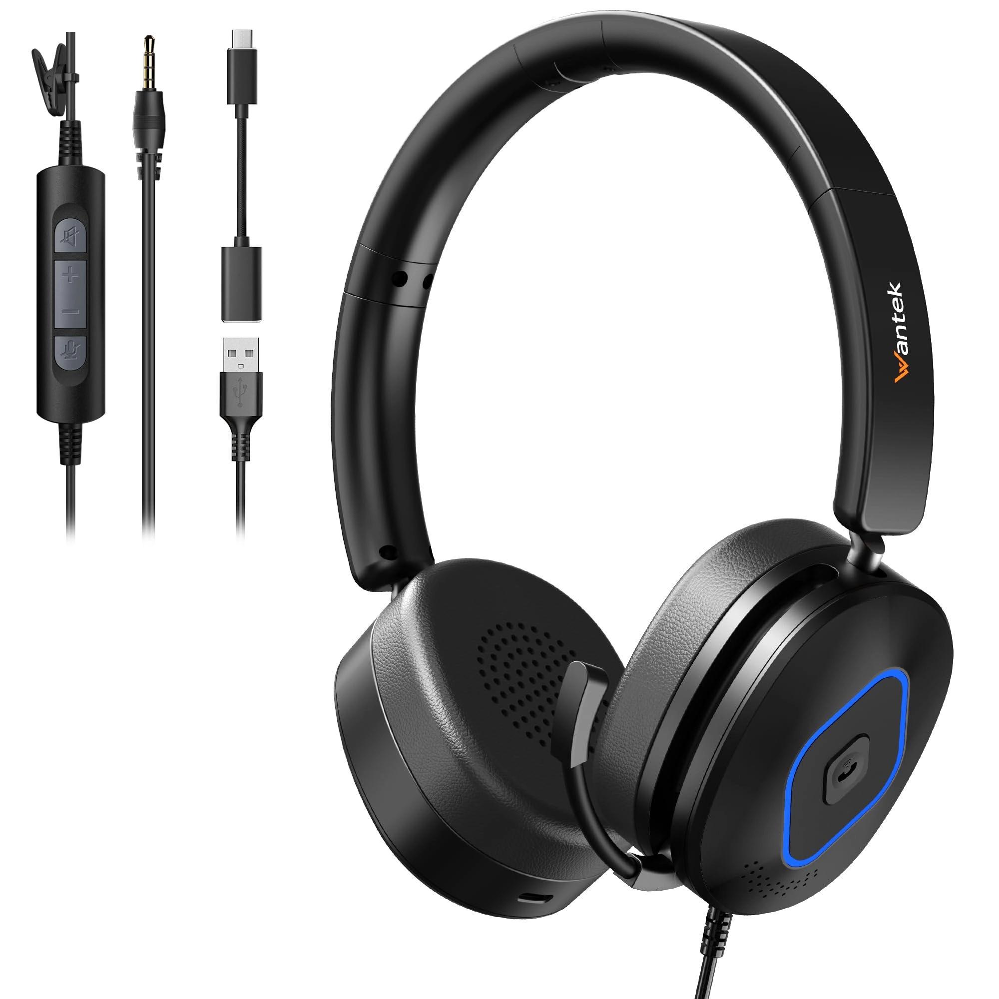 Wantek 186FUSB Wired Headset