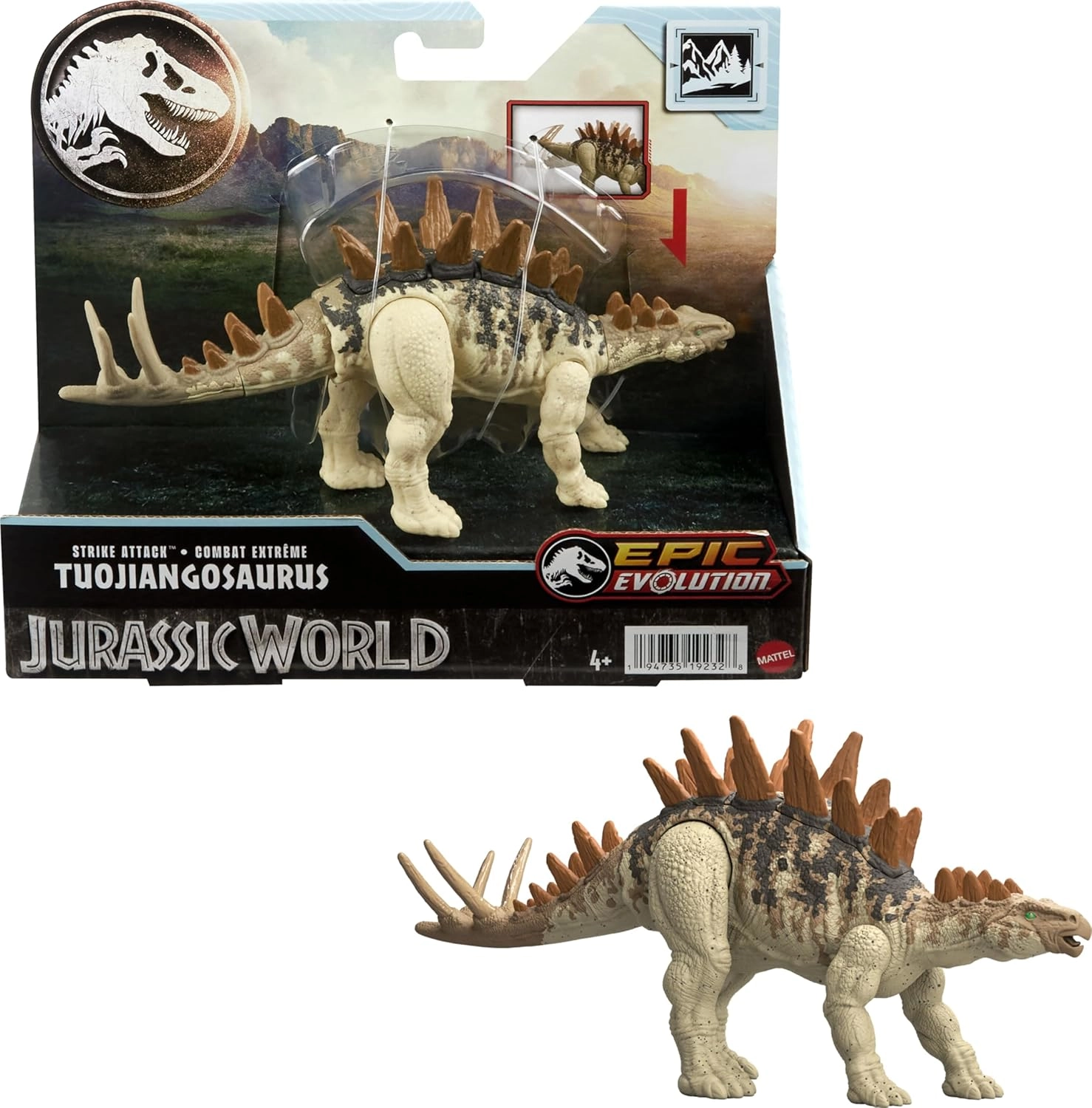 COLOR LAND CHILDRENS TOYS CENTER LLC Tuojiangosaurus - Jurassic World - 4 Years