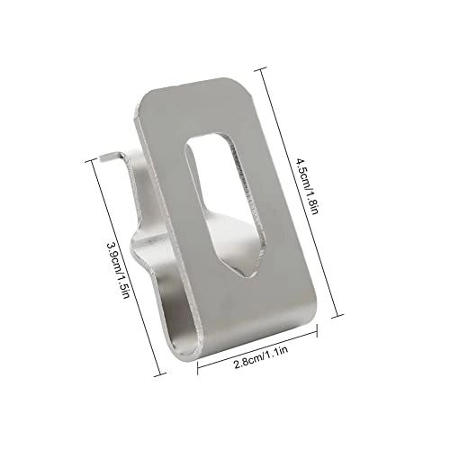 Belt Hook - Silver 45*28mm 5pcs/10pcs