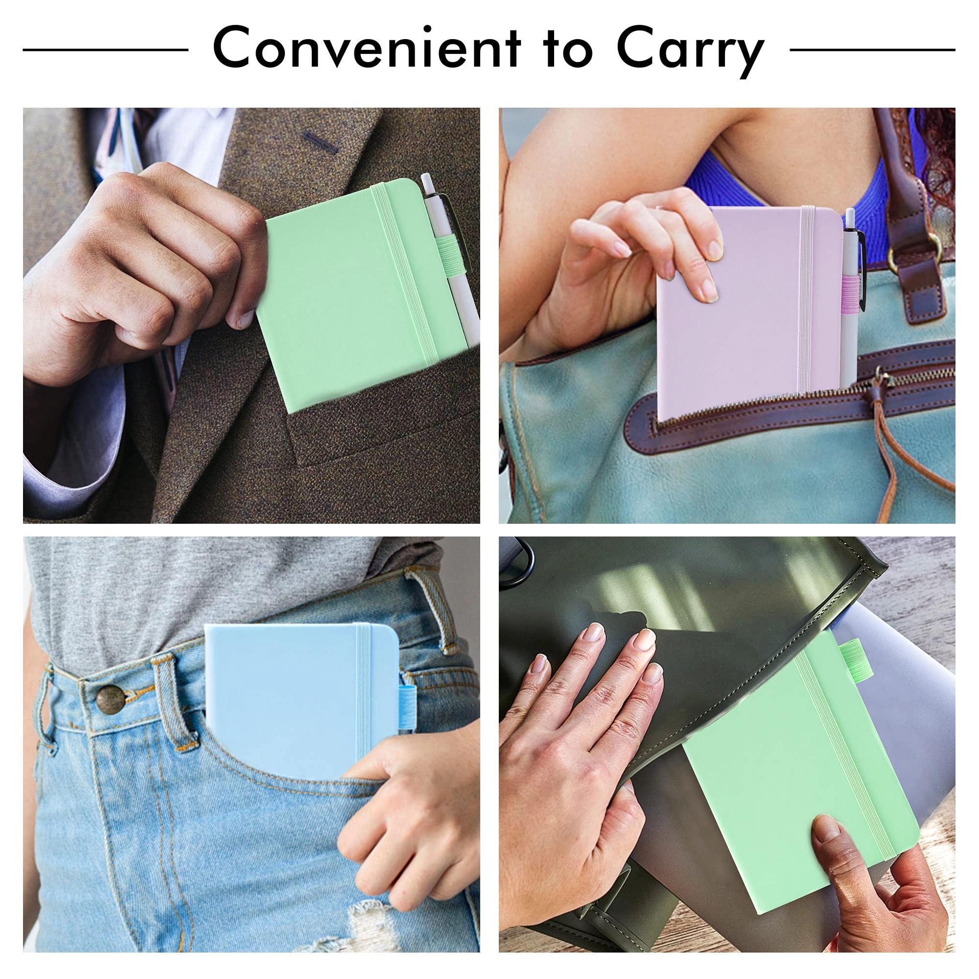 Pocket Notebook A6 Hardcover - Lined 56 Sheets