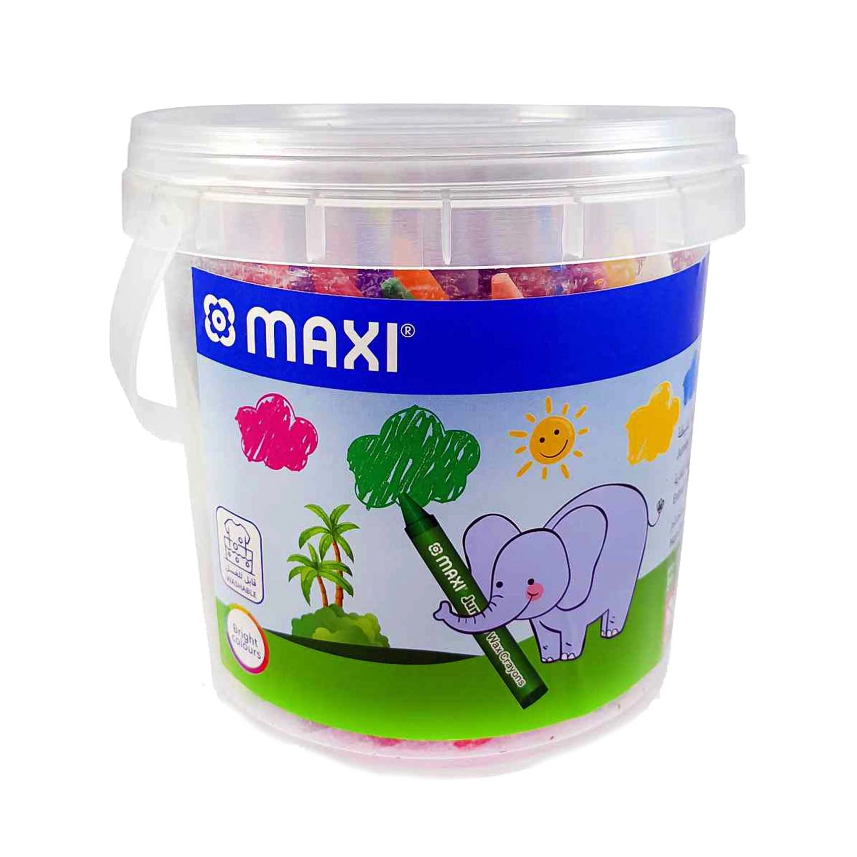 Maxi Wax Crayons - 48 PCS