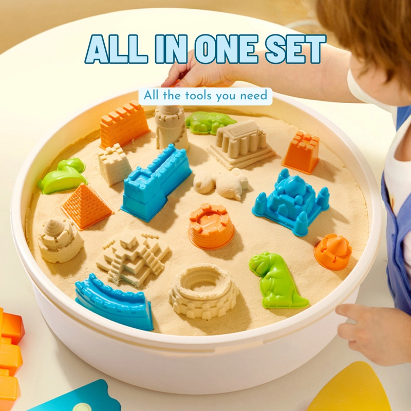 Magical Sand Play Set - 23 Plastic Molds 3+