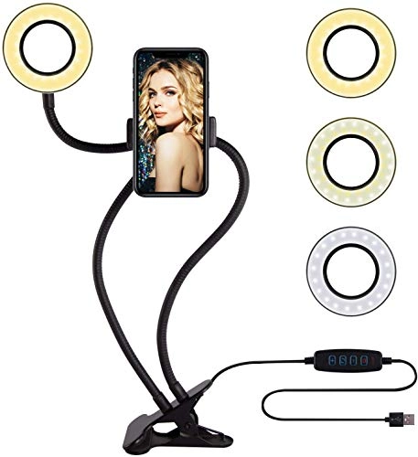 HR49 - Professional Live Stream Selfie Ring Light with Mobile Stand