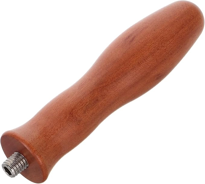 HEALLILY Portafilter Handle - 14.50X3.50X3.50cm Wood Stainless Steel