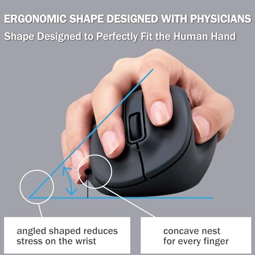 EX-G Ergonomic Shape Mouse - Wireless