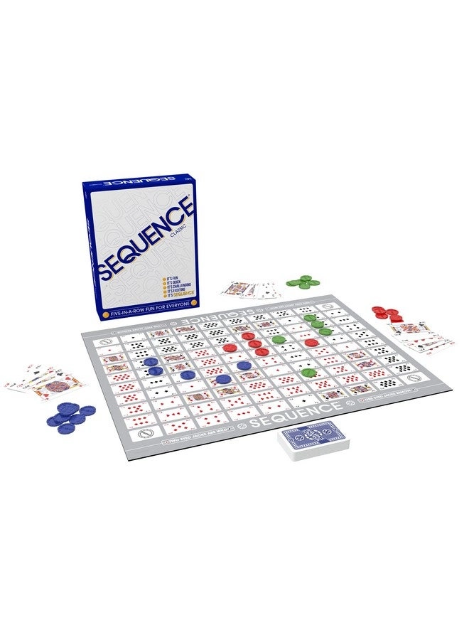 Sequence - Folding Board Cards And Chips