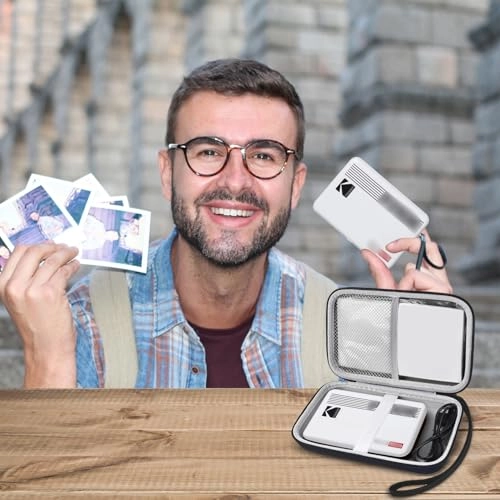 Hard Carrying Case - compatible with Kodak Mini 3 Retro Portable Photo Printer, Kodak Mini Shot 3 Retro Portable Wireless Instant Camera & Photo Printer, Kodak All-New Mini Shot 3 Square Instagram Size Bluetooth Instant Camera & Printer,Victure 3x3 Portable Photo Printer