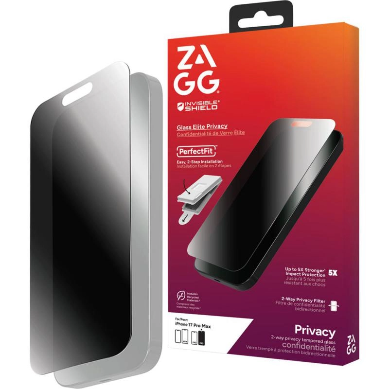 Privacy Glass Screen Protector for iPhone 17