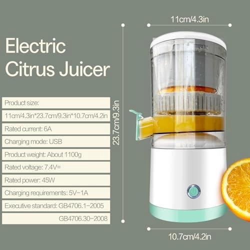 Electric Juicer - 45 watts 0.8 Liters