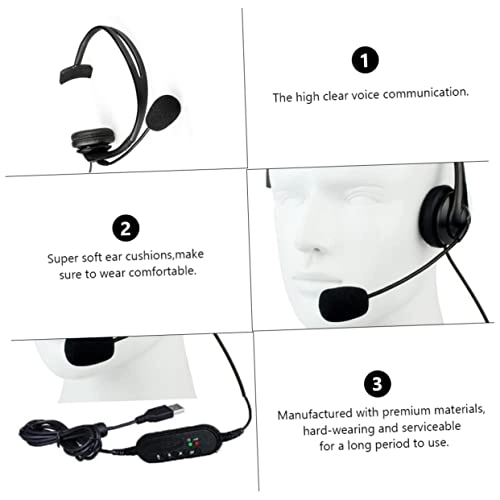 Noise Cancelling Headphones Wired Headset