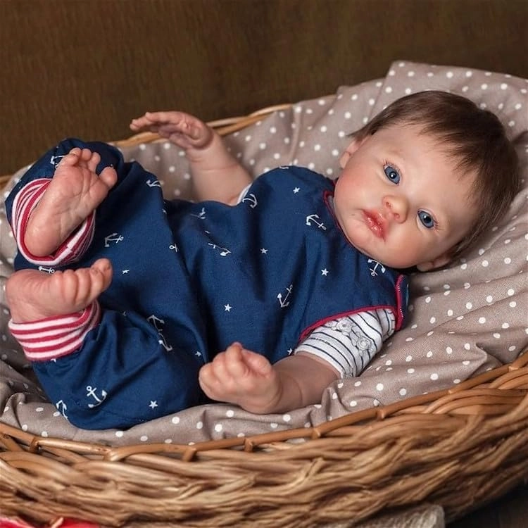 Reborn Baby Doll - 18 inch/45CM Vinyl Silicone anatomically correct boy Ages 3+