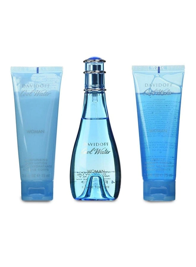 Cool Water + Body Lotion + Shower Gel - Eau de Toilette