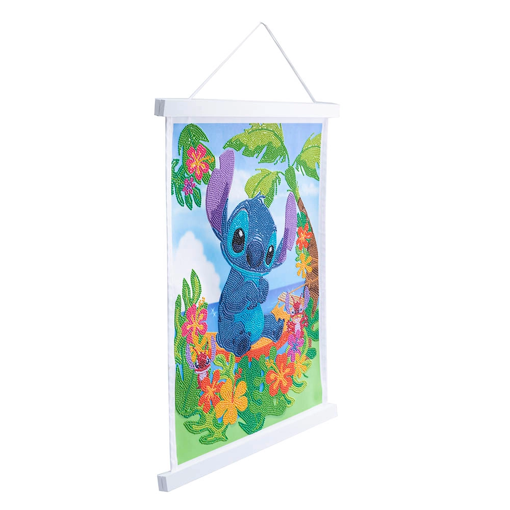Disney Lilo And Stitch DIY Crystal Art Scroll Kit - Stitch