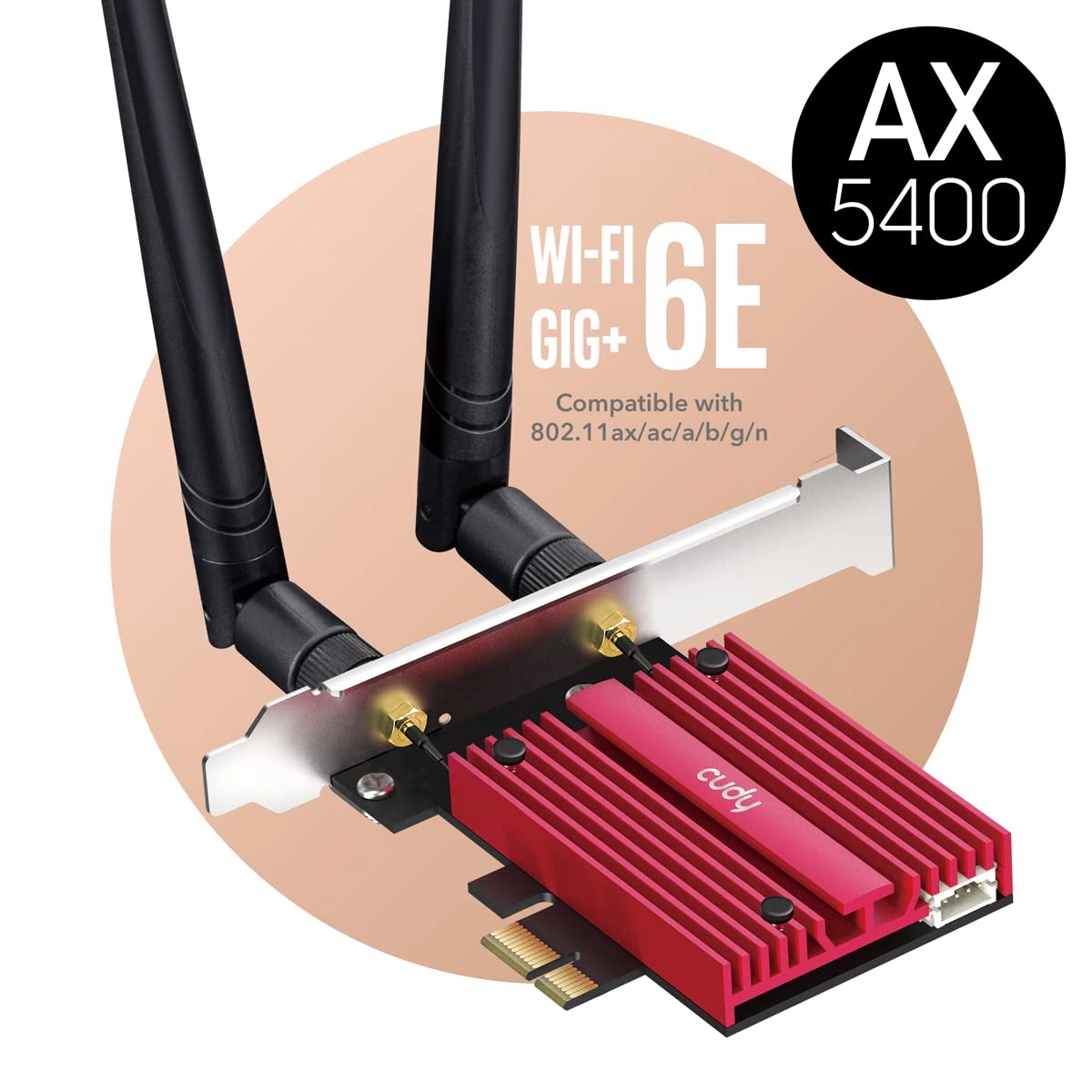 AX5400 - WiFi 6E PCIe Wireless