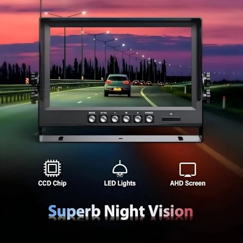 4K Car Backup Cameras System - Night vision Wired 1920x1080P