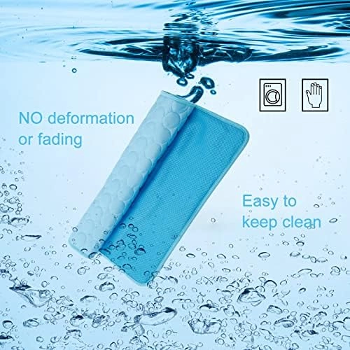 Garne T Dog Cooling Mat - 22*28IN 40*28IN Ice silk, cotton and mesh