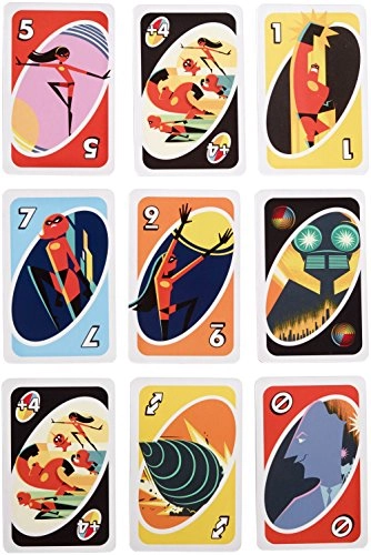 UNO Incredibles 2 - 112 cards 8 years and up English