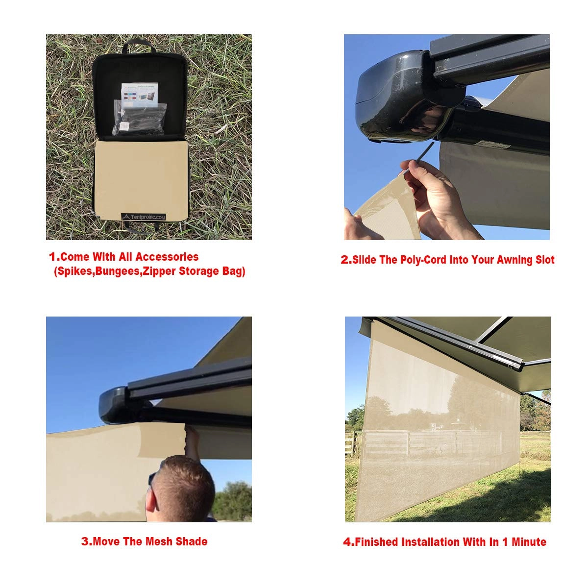 RV Awning Side Shade