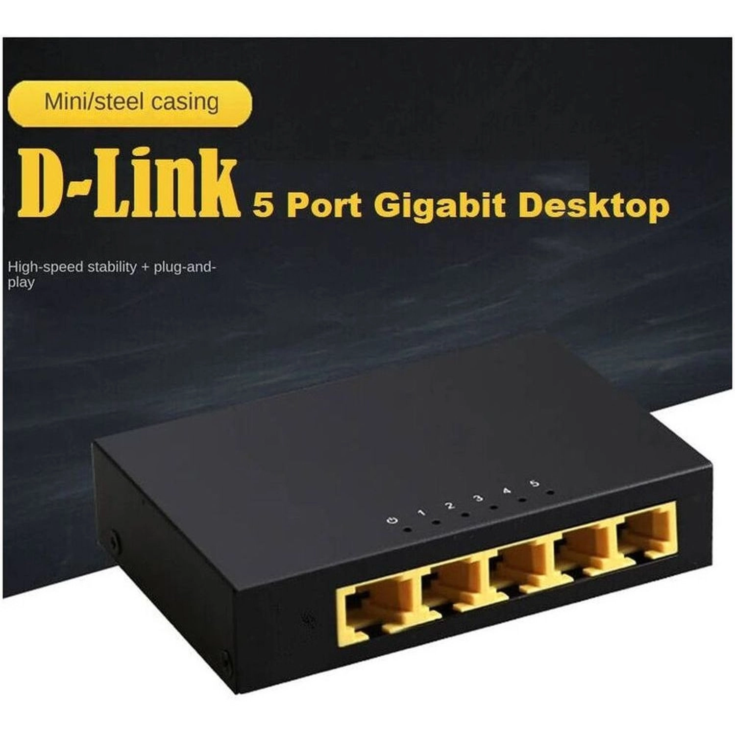 DGS-F105 5-ports