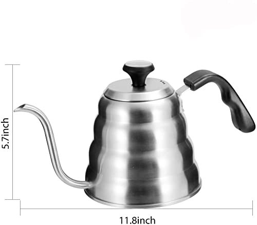 Pour Over Gooseneck Kettle - 1200 Milliliters