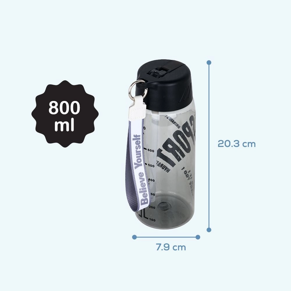 Water Bottle - Grab String - 800 ml