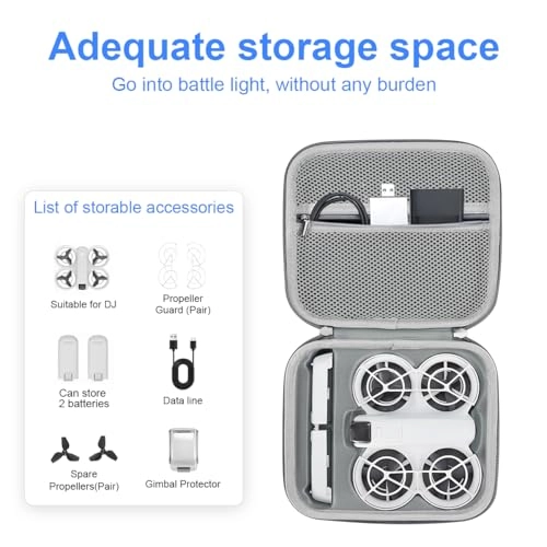 Bag for DJI Neo - 20 x 18 x 6 cm Portable Storage Bag