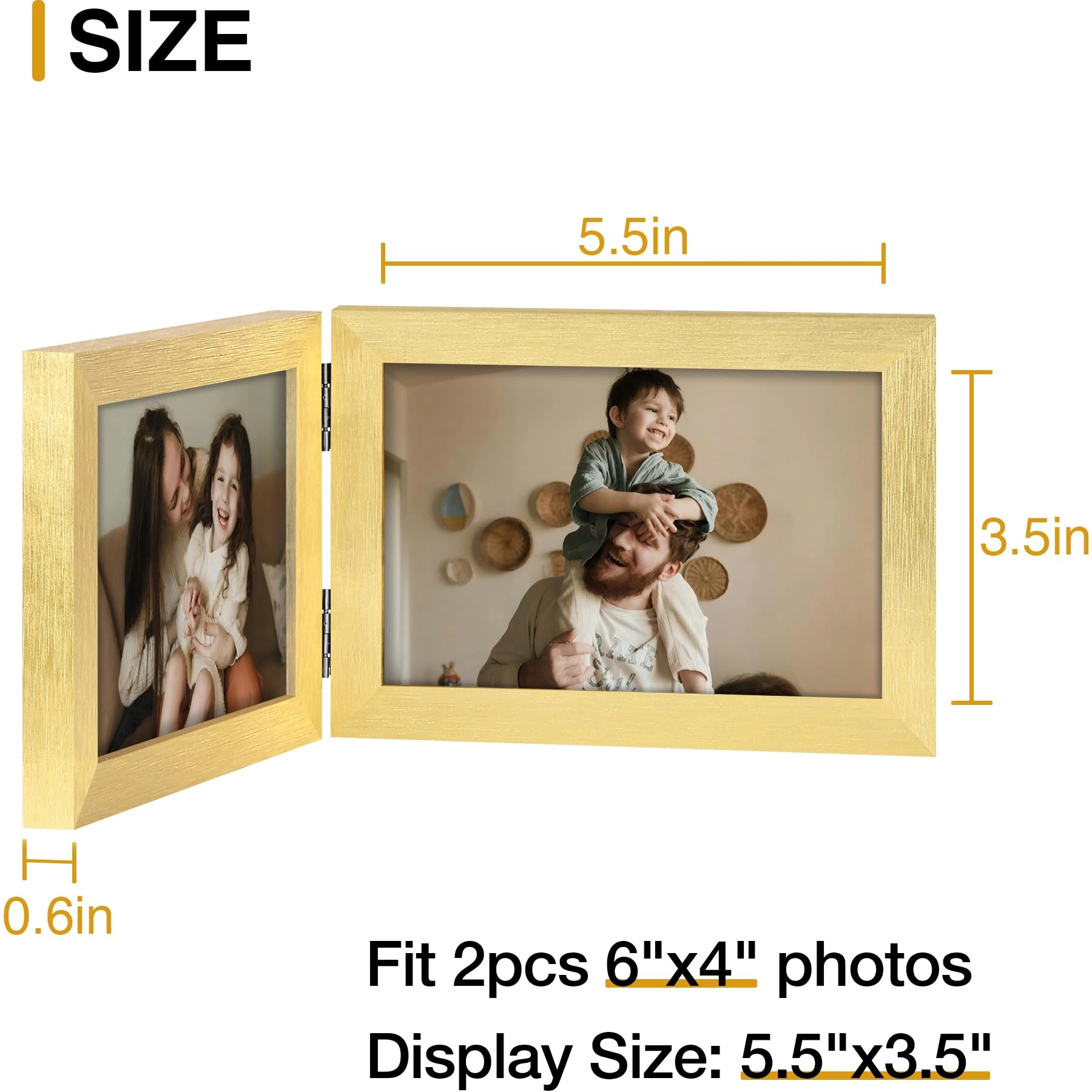 Double 6x4 Picture Frame