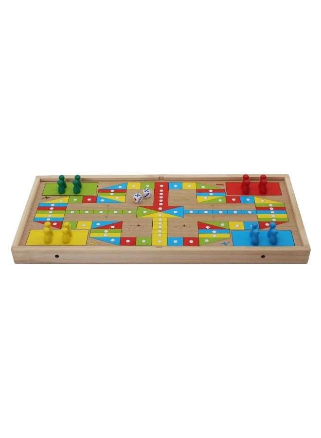Sling Puck - Wooden + Flying Chess