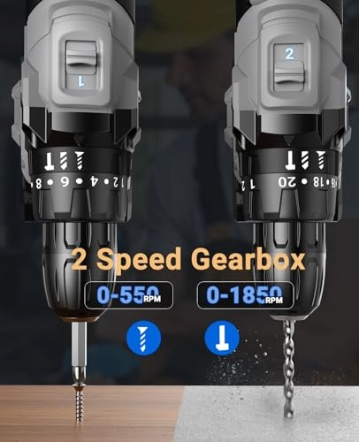 Cordless screwdriver - 2.0 Ah