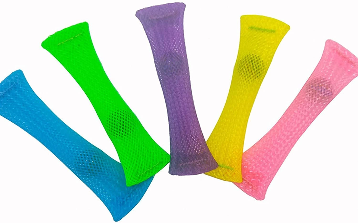 Sensory Toy Mesh Tube Glass Marble - 3 + 5 pieces