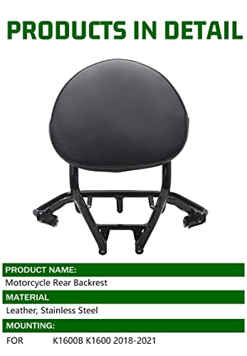 Passenger Seat Protector Backrest Sissy Bar - BMW K1600B K1600 2018 2019 2020 2021