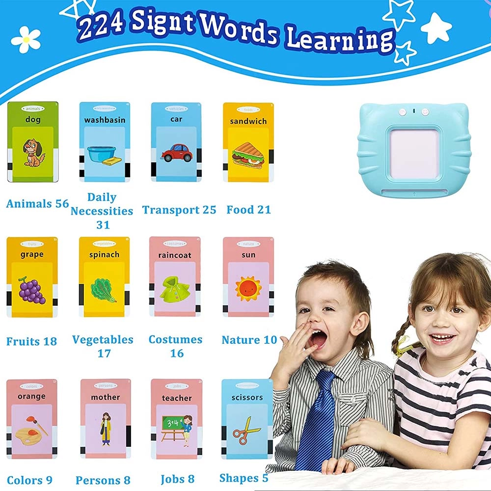 Talking Flash Cards - Suitable for 2 years and above