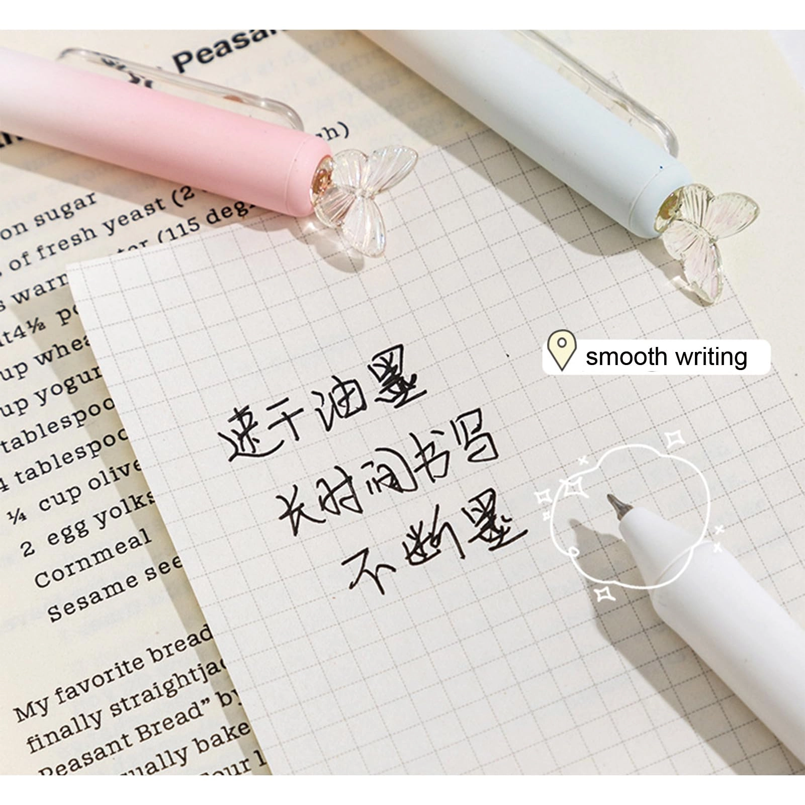 Gel Pen - 4Pcs 0.5mm