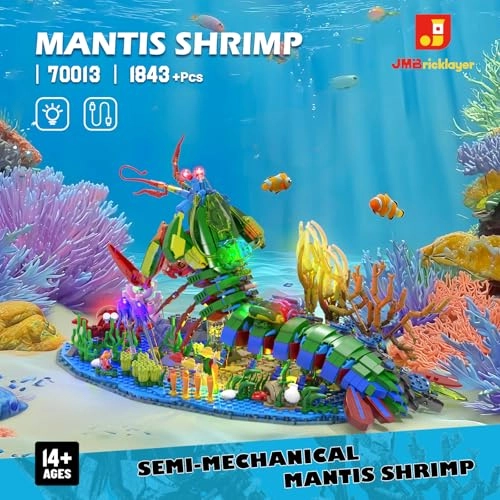 Mechanical Mantis Shrimp - 1843pcs