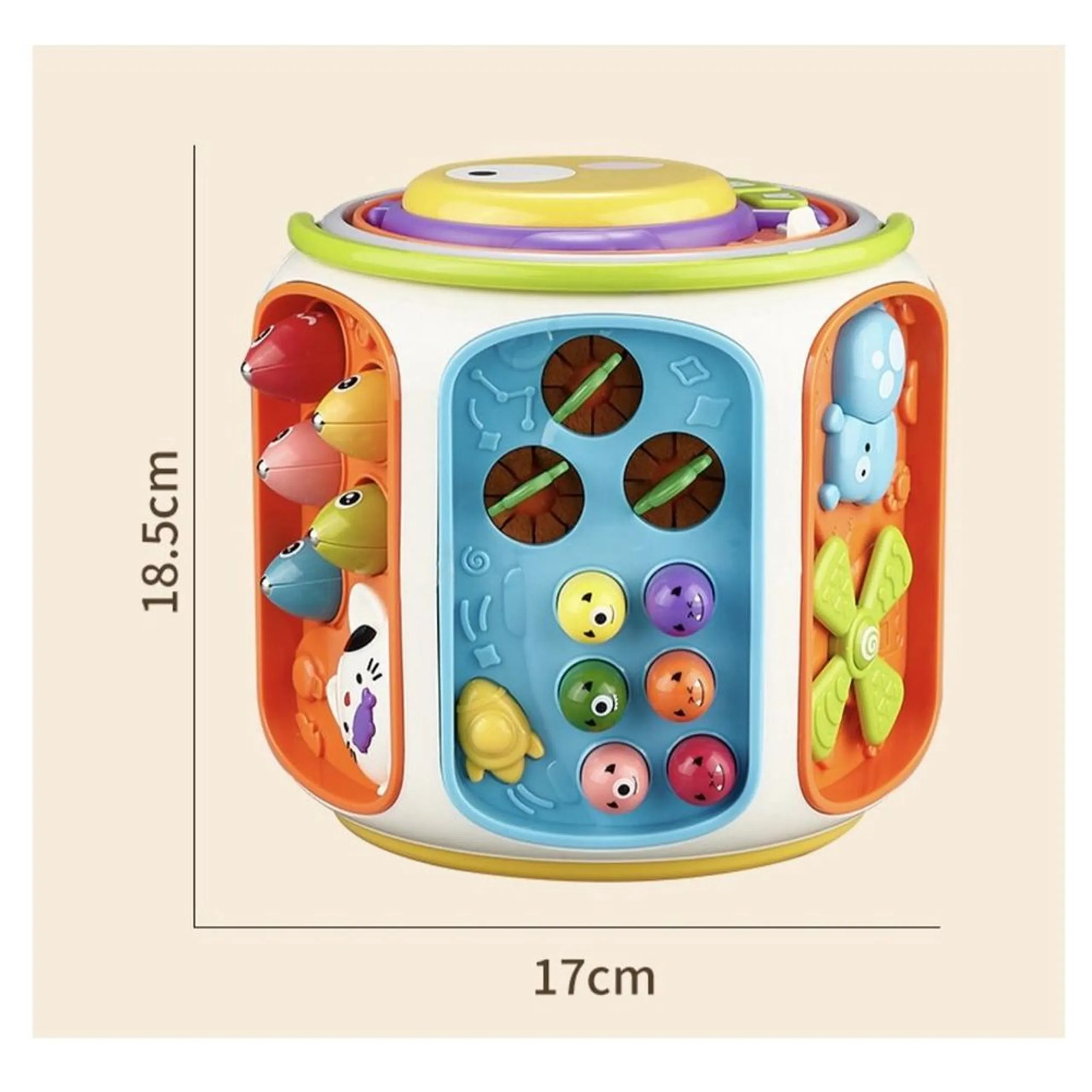 Multi-Activity 9-Sided Toy - 18 months & above