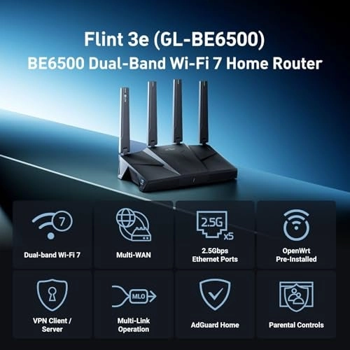 Flint 3e - 6452 Mbps WiFi 7