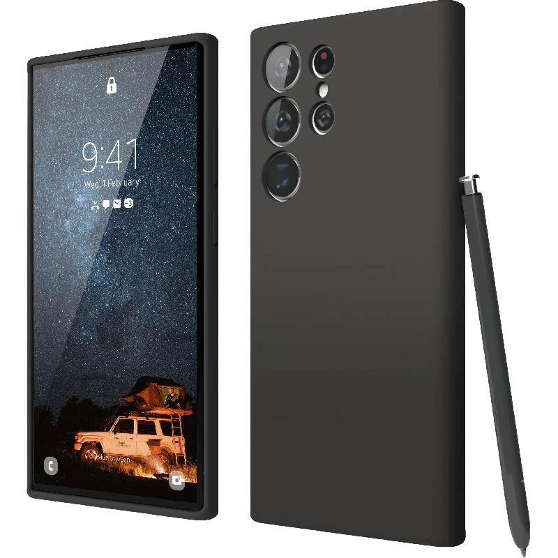 Liquid Silicone Back Cover for Samsung Galaxy S25 Ultra