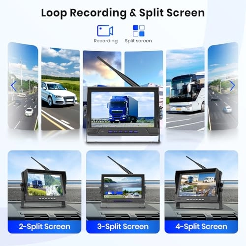 Wireless Digital Reversing Camera - Night Vision Wireless 1024X600