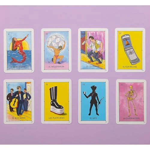 Millennial Loteria: Y2K Edition - 13 years and up English