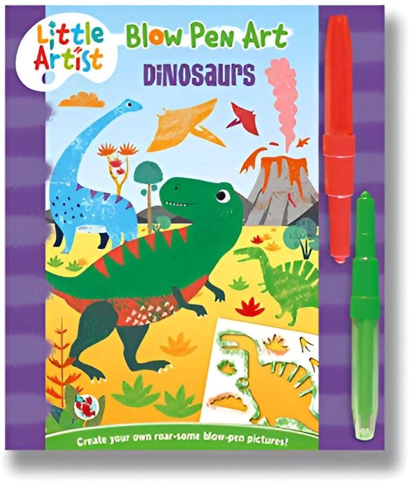 CENTUM BOOKS Blow Pen Art Dinosaurs