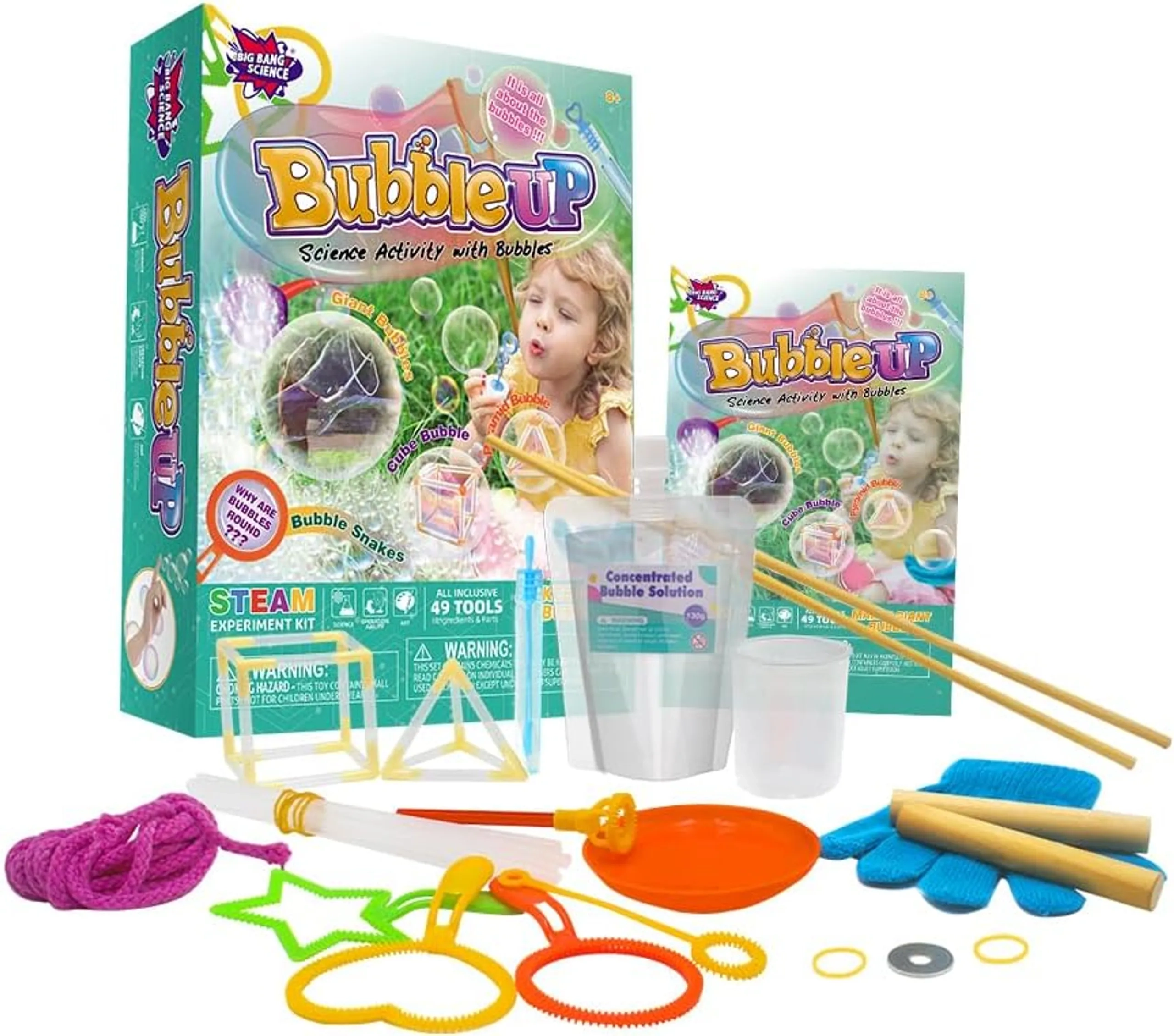 BrainGiggles Bubble Making Science Kit Science - 5 years+