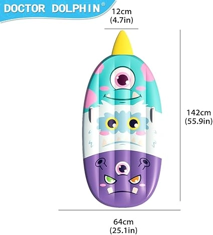 MONSTER POOL FLOAT - 143x63CM