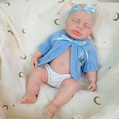 Reborn Baby Doll - 12 inch Vinyl Girl Ages 3+