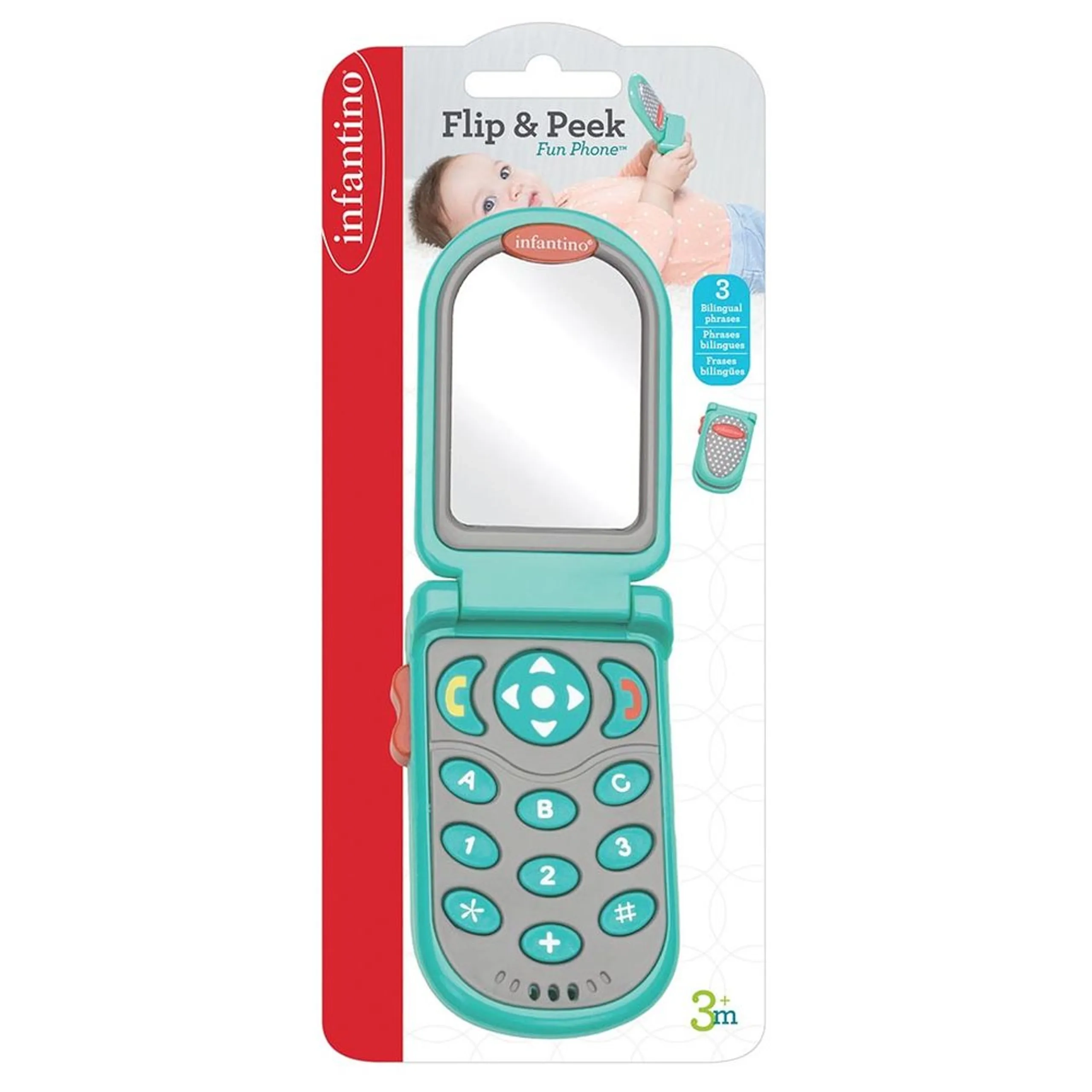 Flip & Peek Fun Phone - Suitable for 3 months and above