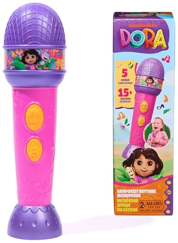 Dora Rainforest Rhythm Microphone - 3 years+