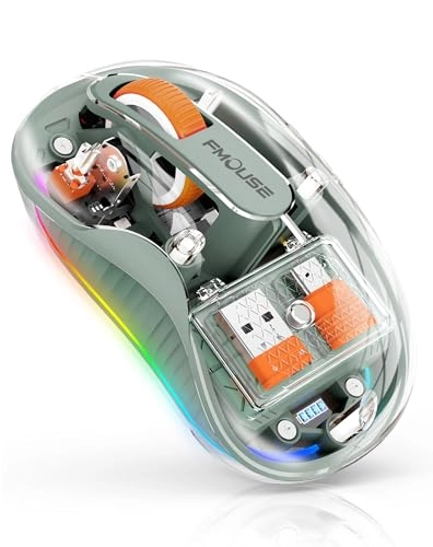 Transparent RGB Tri-Mode Mouse - Wireless