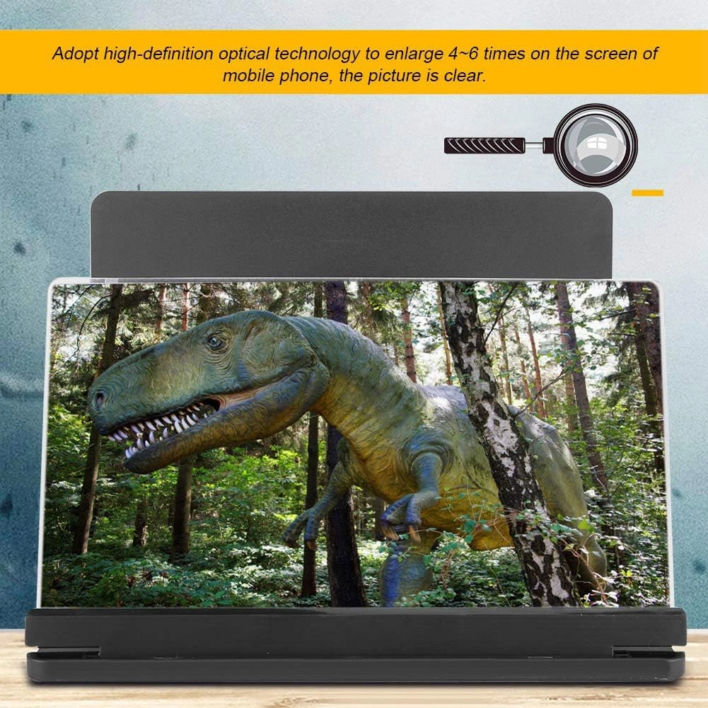 Foldable Phone Screen Magnifier - Adjustable 3D
